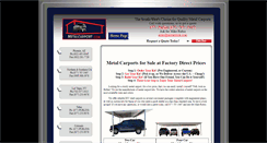 Desktop Screenshot of metalcarport.com